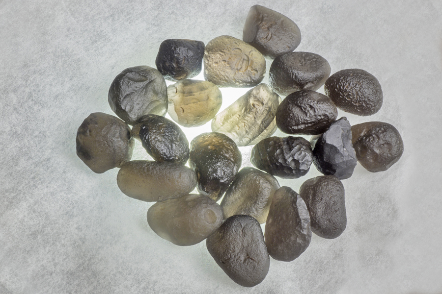 Translucent Saffordite Assorted 2-3 gram stones- 50 gram Bag